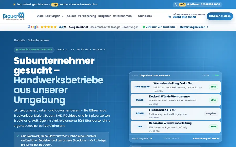 Subunternehmer & Partner