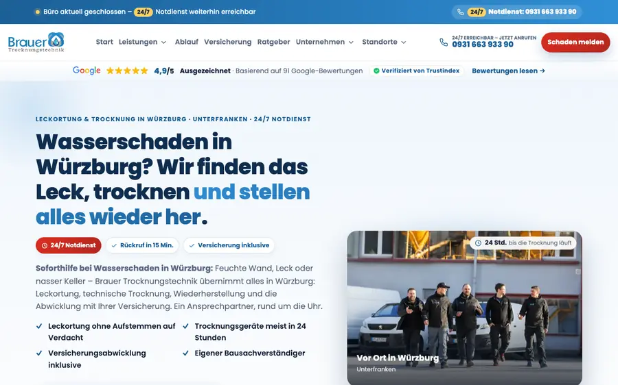 Standortseite Würzburg